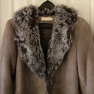 Tory Burch Genuine Fur Shearling Coat size 4. Great Condition. Sample, worn once